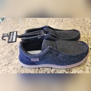 Dearfoams Men's Bennett Indoor/Outdoor Memory Foam Comfort Chukka Slippers NEW